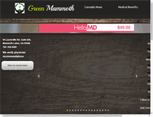 Tablet Screenshot of greenmammoth.org